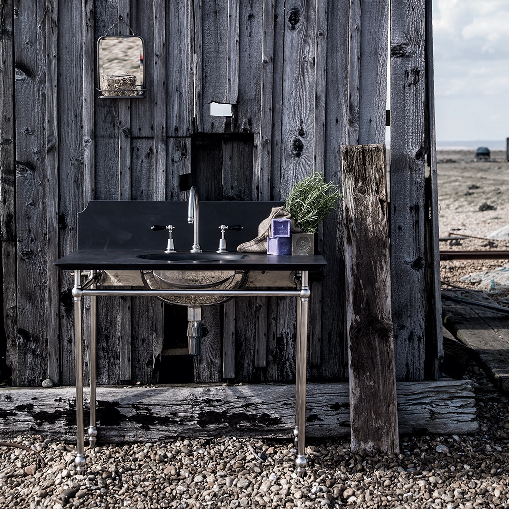 Freestanding Marble Washstand available in a number of brassware finishes