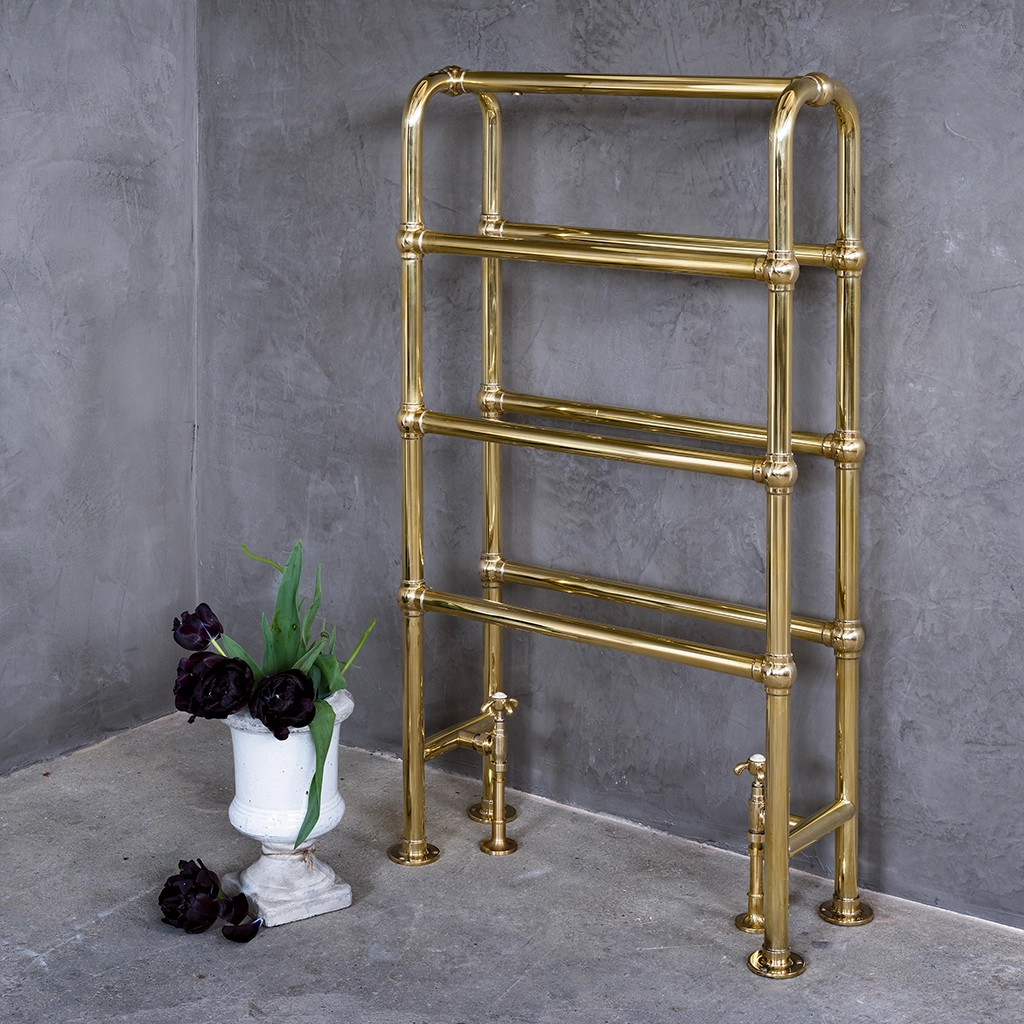 Sleek and functional, with chic, elegant curves, The Original Arched Ladder Towel Rail is a must for modern bathrooms that need a little warmth – and a lot of linen storage.