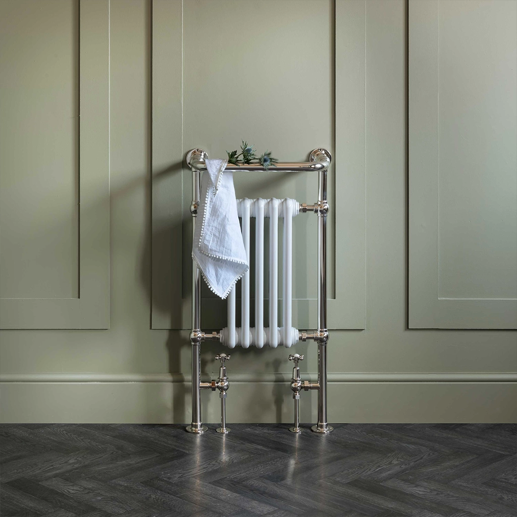 Chic, compact, practical. The Original Cloakroom Radiator unites style and functionality with traditional appeal to form a unique heated towel rail radiator that stands the test of time.