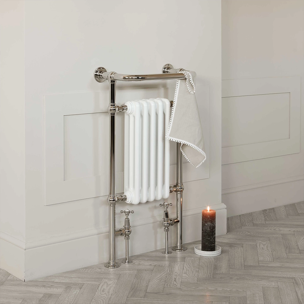 Chic, compact, practical. The Original Cloakroom Radiator unites style and functionality with traditional appeal to form a unique heated towel rail radiator that stands the test of time.