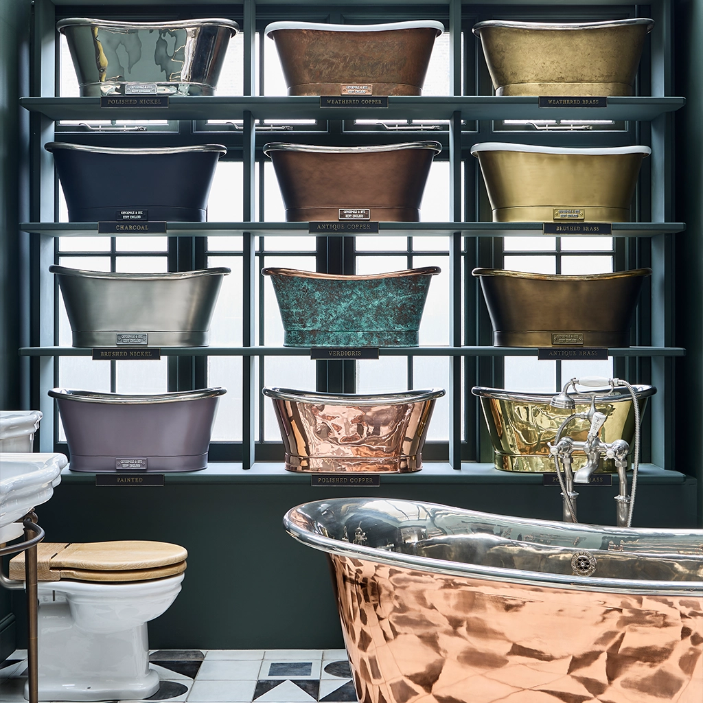 London showroom 1 Visit our London and Kent Catchpole & Rye showrooms to experience our exquisite collection of luxury bathroom fixtures in person. Book your appointment today!
